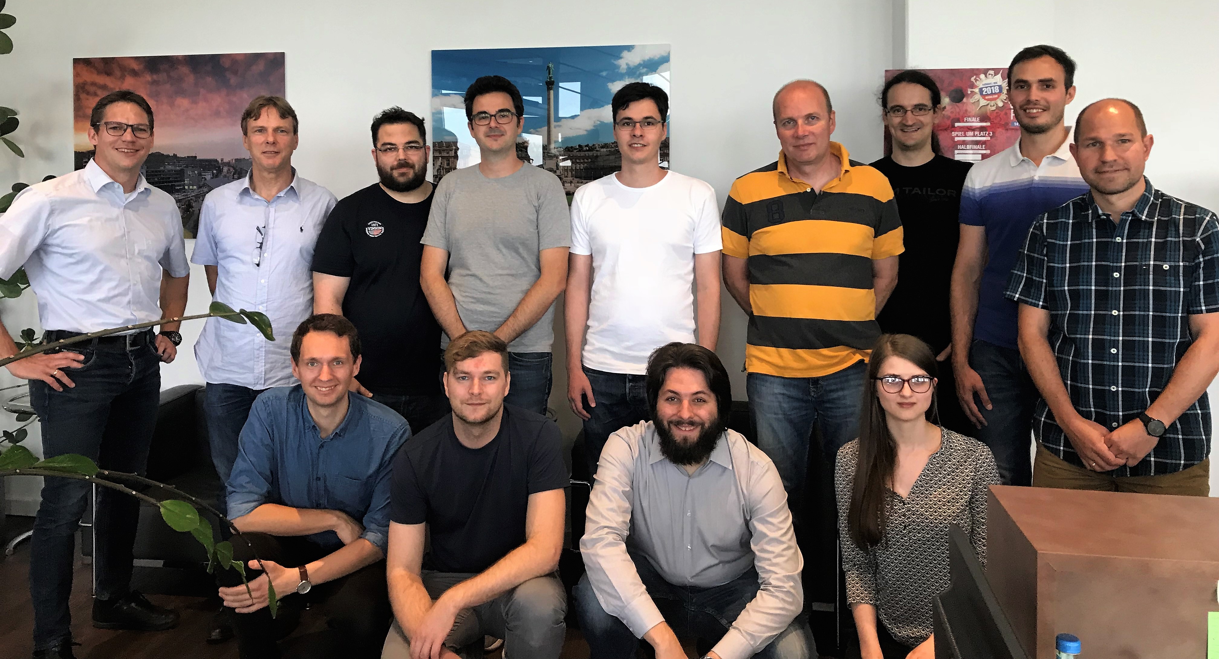 The AutoMon team and guests