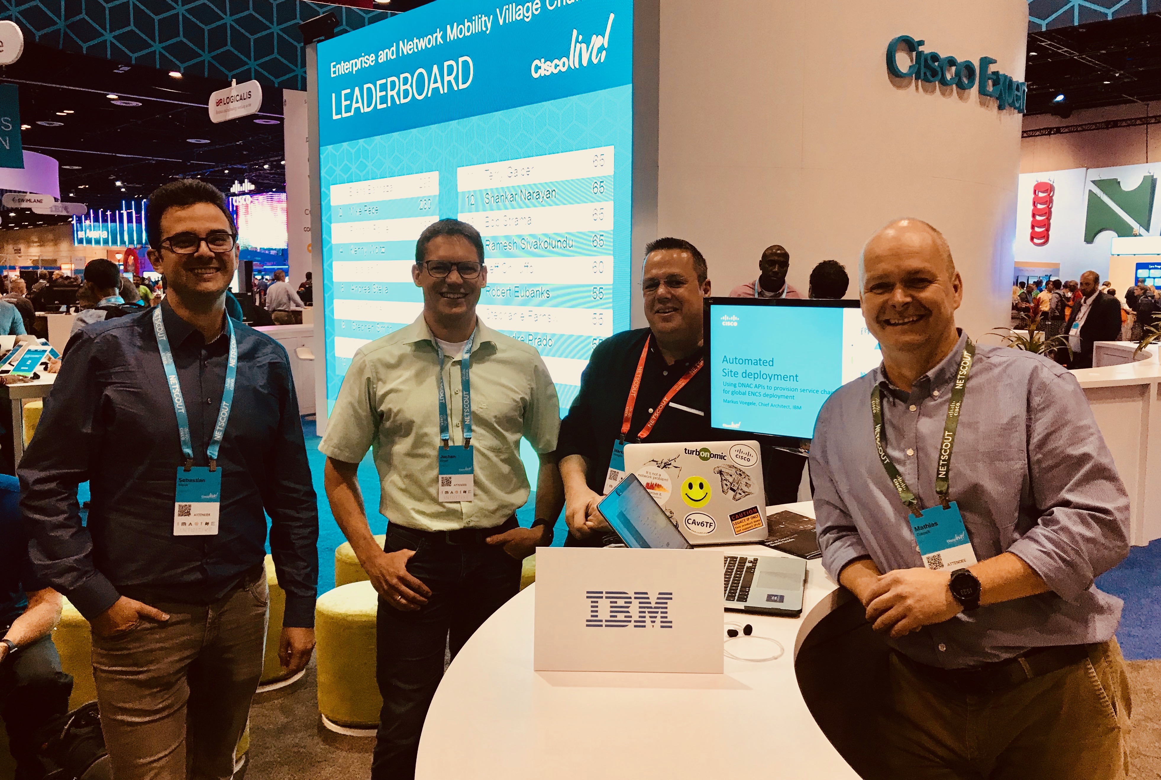 IsarNet and IBM in the World of Solutions at Cisco Live 2018 in Orlando